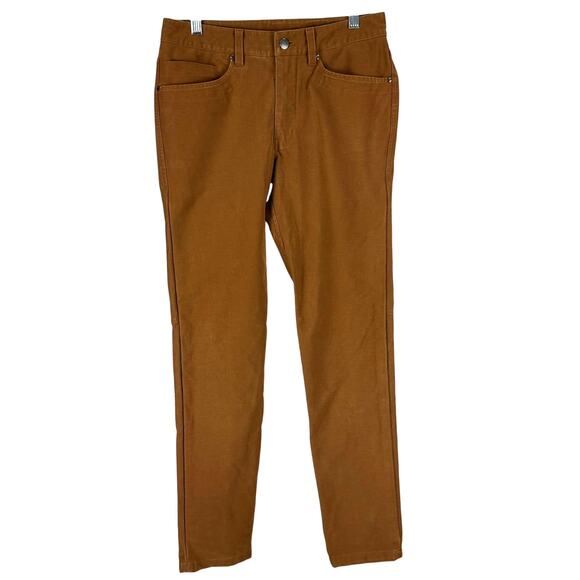 Lululemon ABC Pant Slim Utilitech Brown Men's Size 28 x 29 Excellent Condition - Picture 3 of 11